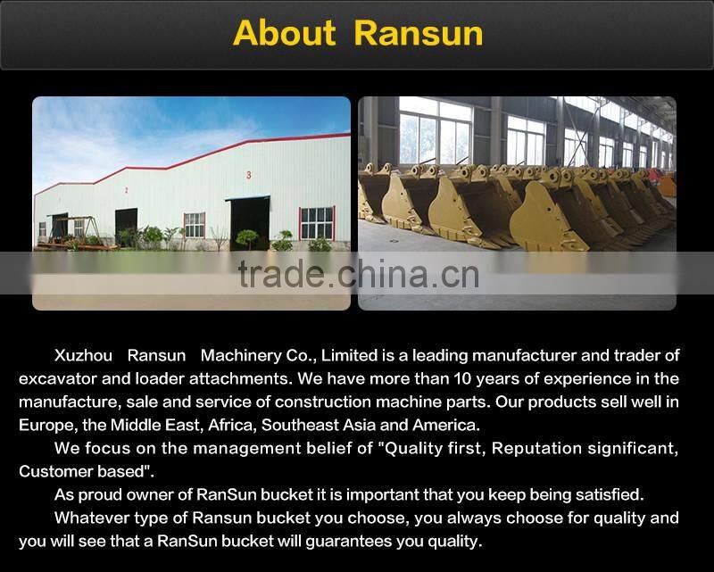 Promotion Price HARDOX500 NM400 shovel Bucket for 1-80t excavator