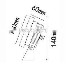 9W 2016 NEW CE ROHS IP65 6W 9W 3W led light garden spot lights wall light