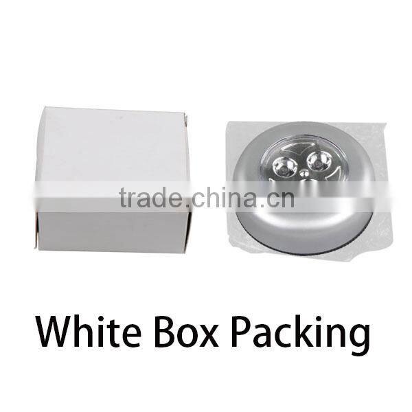 3 LED Under Cabinet Push Tap LED Touch Light Stick On Night Touch Light