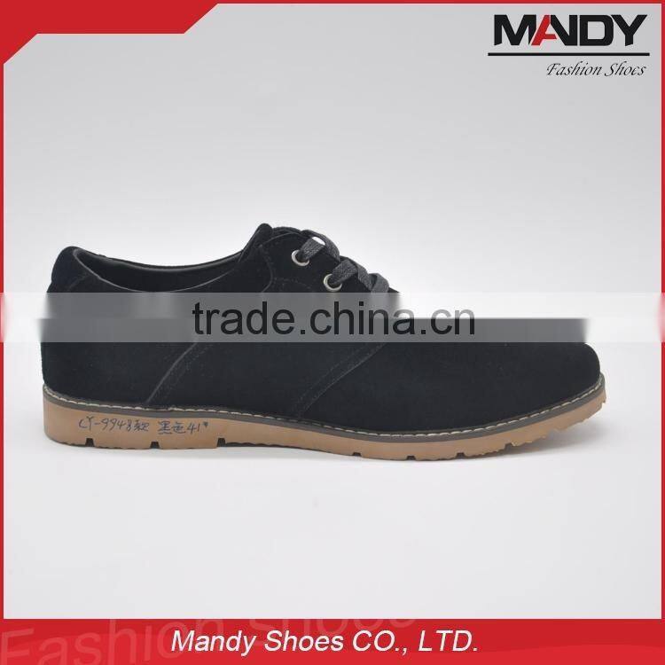 wholesale manufacturer men flat leather casual shoes dubai shoes