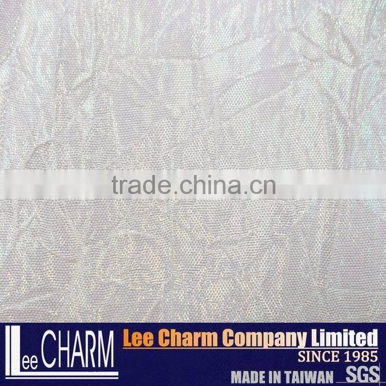 100% Polyester Metallic Crepe Decorative Fabric