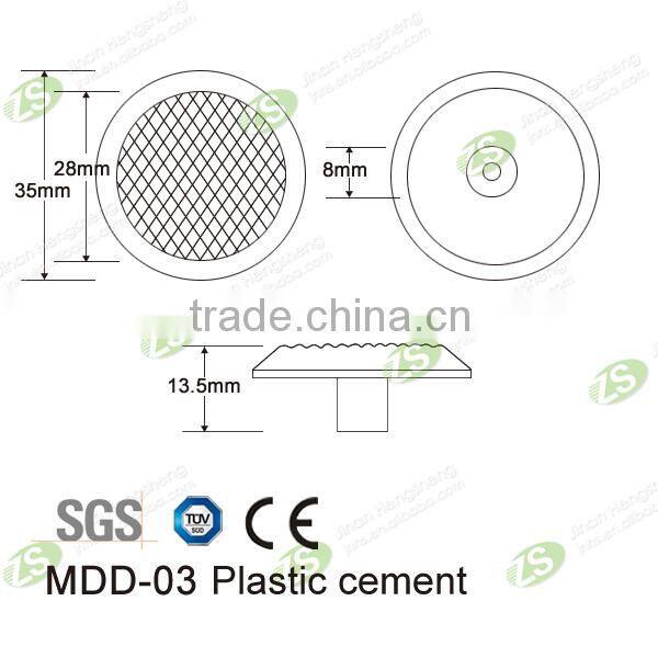 Stainless steel tactile indicator warning flooring for blind