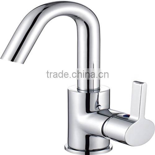 Deck Mounted Contemporary Sanitary Ware Bathroom Basin Mixer Taps