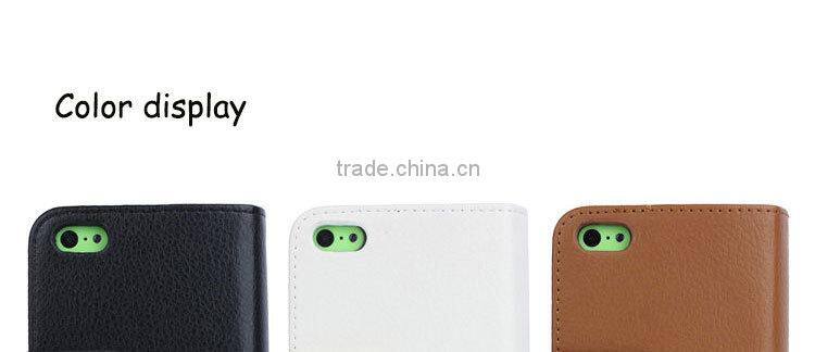 Hot Leather Cell Phone Case For iPhone Case Leather,Cases For Mobile 2015 For iPhone Casings,Credit Card Hard Case For iPhone 5C