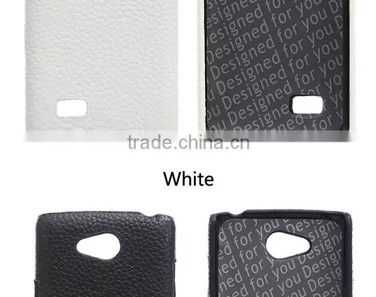 Best-selling In Amazon Mobile Phones Packaging For Cellphone Cover For LG Joy H220 Genuine Leather Brown Phone Case Diary Case