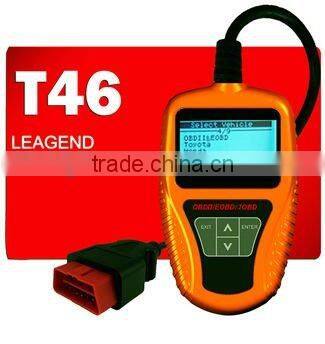 JOBD/EOBD/OBD2 universal vehicle auto diagnostic tool /Scanner T46-View freeze frame data,Updateable online