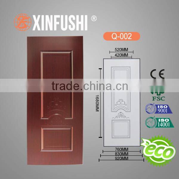 High Quality HDF Melamine Door Skin Export to Pakistan