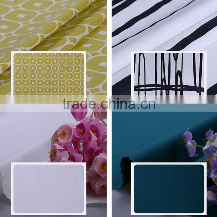 cotton spandex stretch poplin printed fabric