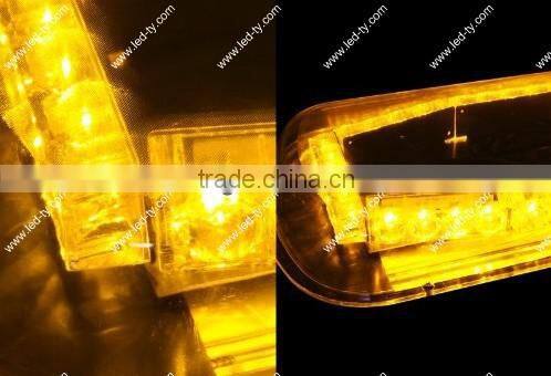 Magnetic Roof Top Emergency Hazard Warning Tow 32 LED Amber Strobe Light Lamp