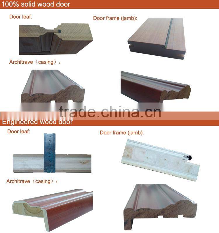 china new design single swing door two color smooth surface solid wood door image for interior