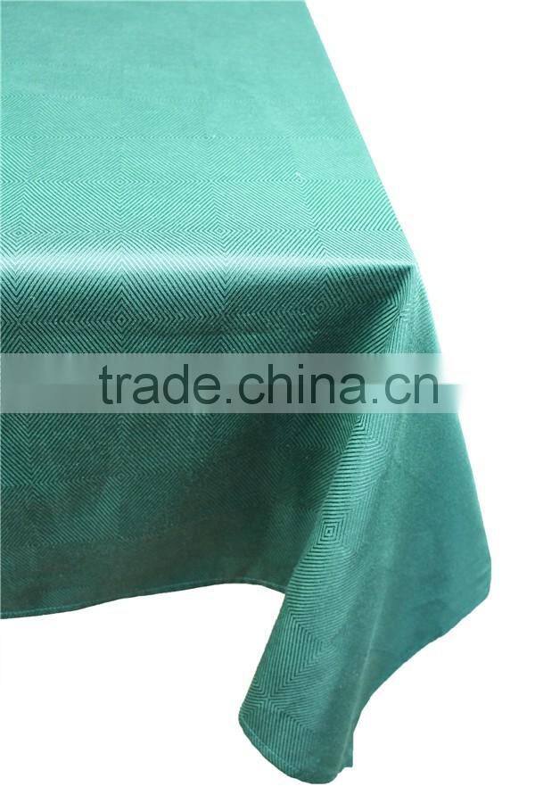 Hot Sale Poly/Cotton New Design Jacquard Banquet Tablecloth
