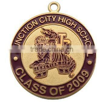 Newest customized souvenir 3d metals medal with ribbon