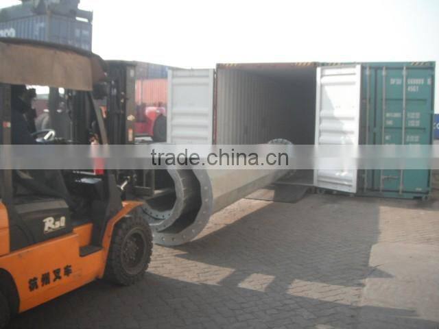 6m-18m Guy wire tower for wind turbine, low price guy mast for wind generator 300w-10kw, roof top tower for wind turbine