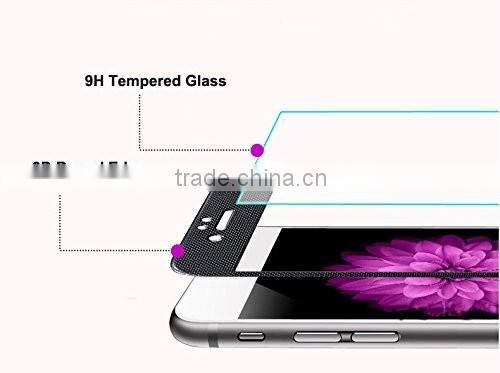 new premium products 2016 Full Cover glass screen protector for Samsung S7 edge