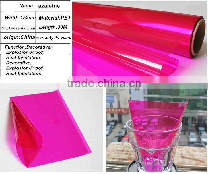 factory price transparent colored deocrative film, Embossed PET Printed Film For Ceiling & Wall
