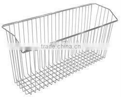 Sliding baskets shelving unit standard kit on feet (no castors) - 460mm x 1220mm x 1590mm (DxWxH) with 8 sliding baskets