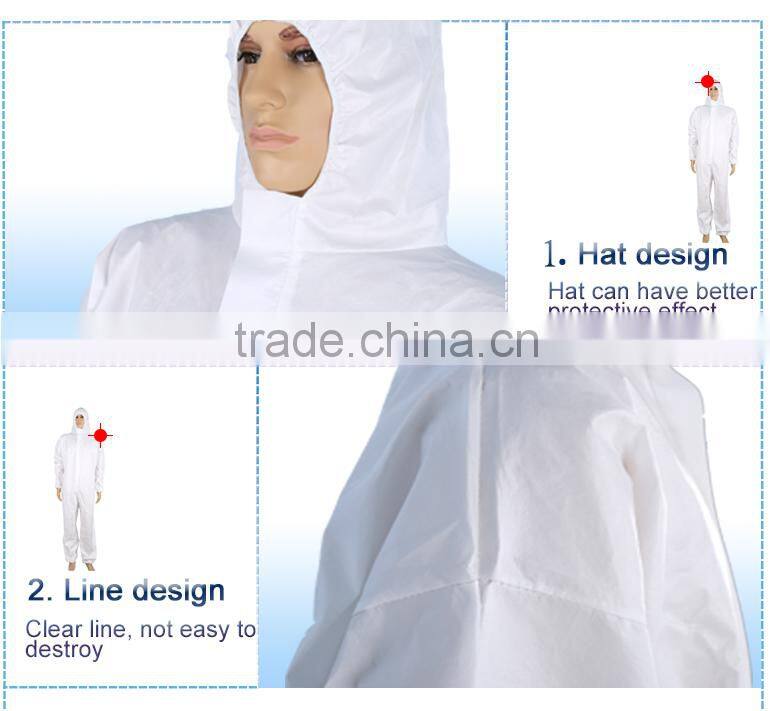Disposable non woven coverall
