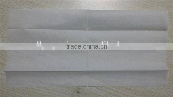 1/6 tall fold white print napkins