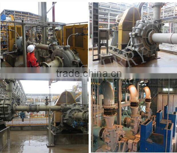 Horizontal Centrifugal Heavy Duty High Performance Slurry Pump with high head and high quality