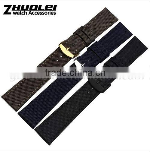 18|20|22|24mm high quality nylon Watch Band with stainless steel buckle