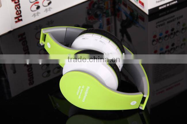 Handfree Bluetooth Wireless Headset Support TF card and FM