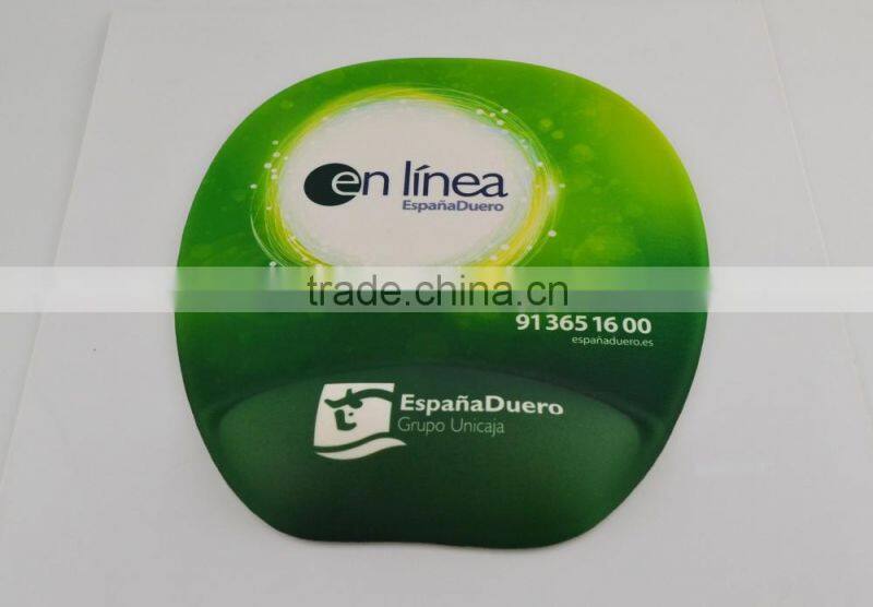 Silicon Mouse Pad With Gel Wrist Comfort Soft Support PC Notebook Laptop