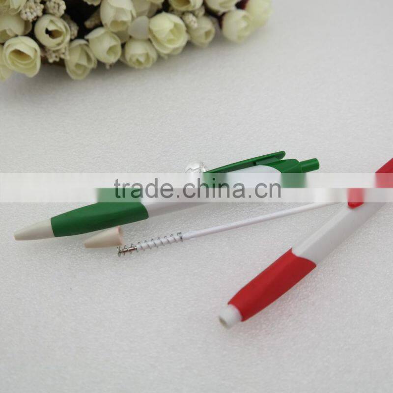 cheap plastic ballpont pen for promotion and advertisement