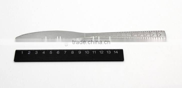 6 pcs stainless steel kitchen cutting knife with heart-shaped handle
