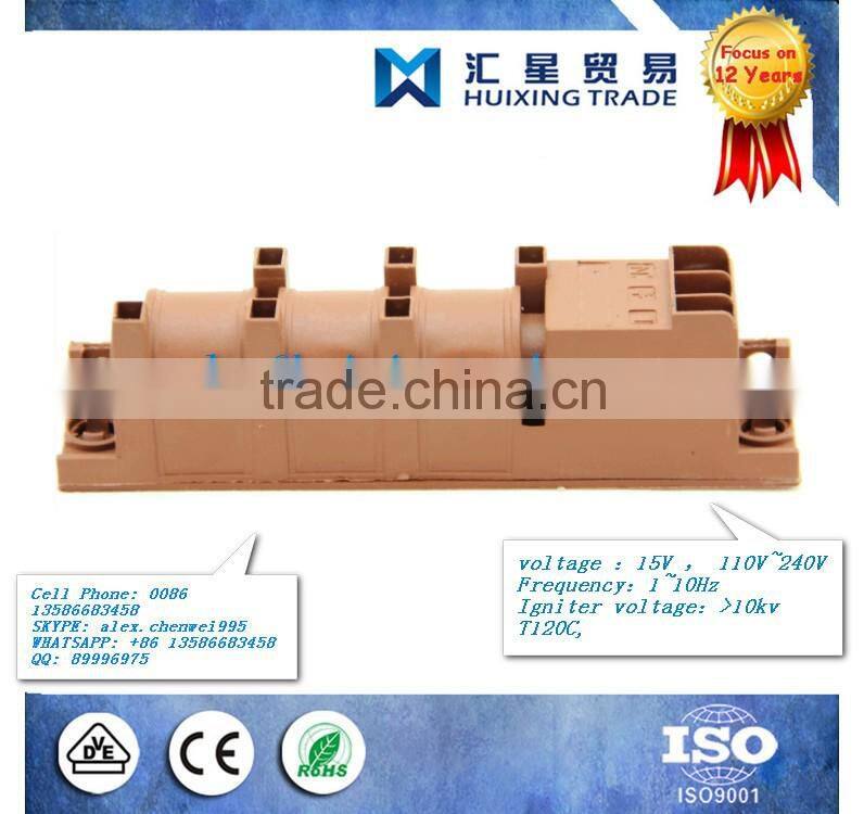 2output , 1.5v / 220VAC spark generator for gas stove