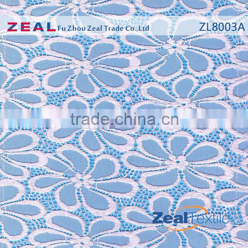 Manufacturer 2016 top one wholesale cord lace royal blue