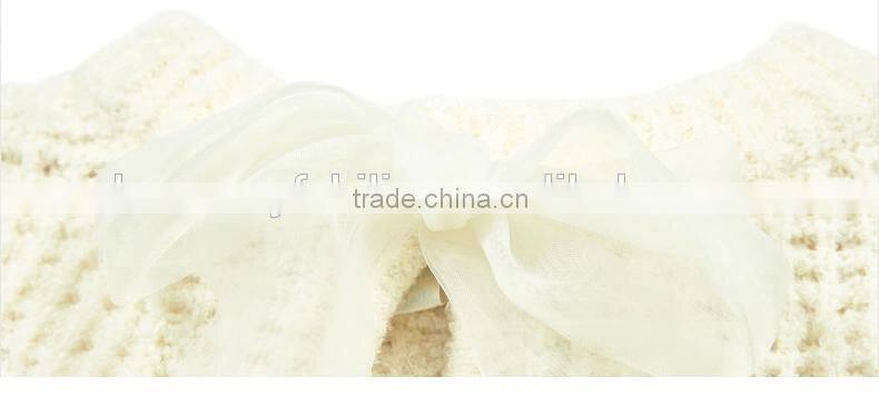 2015 new spring female thickened five points short sleeve lace sweater