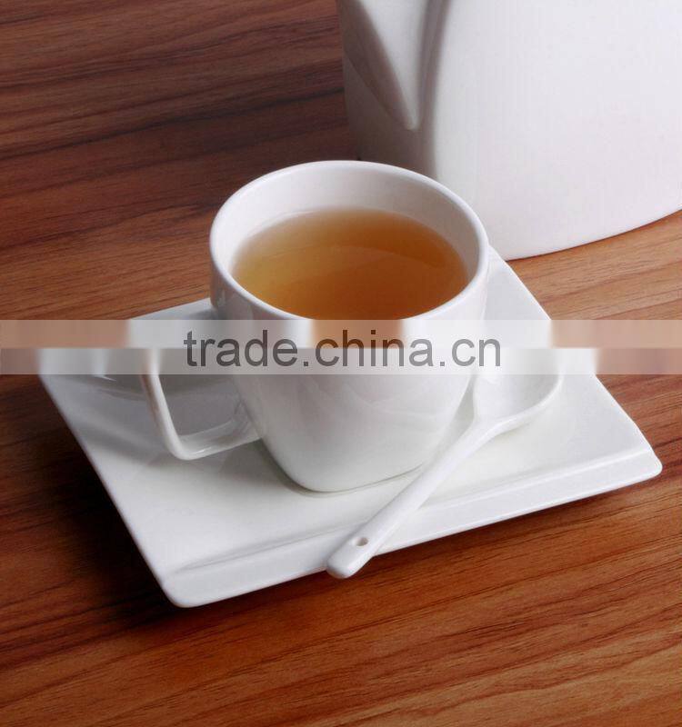 white bone China porcelain cup for coffee shop