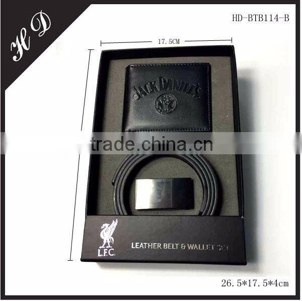 Blakc Belt And Wallet Packaging Box