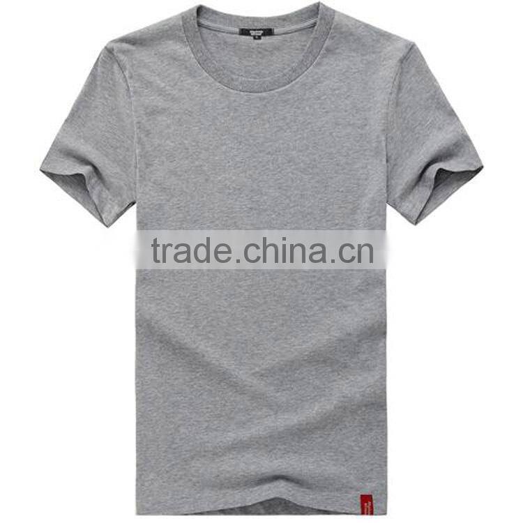 Tshirt man tshirt & custom printing Tshirt & wholesale plain tshirts manufactured in china OEM T-shirt---grey