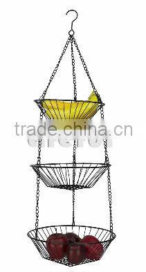 3-tier hanging wire basket