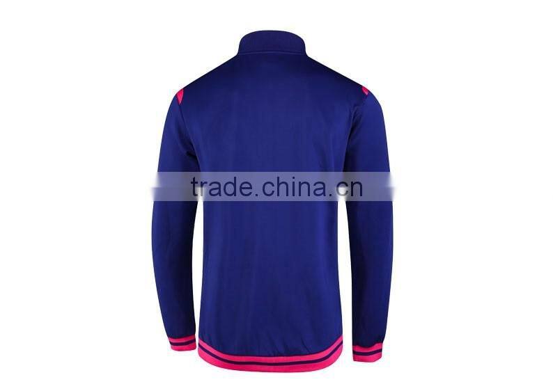 2016 newest cheap hot sell polyester red track jacket