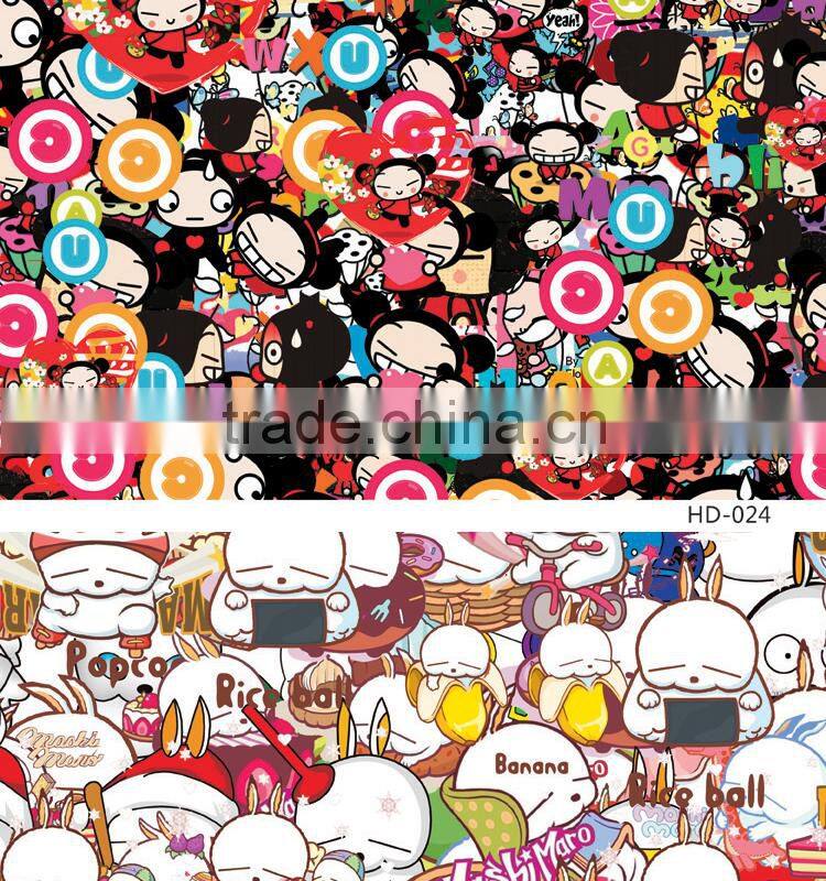 HD-027 CARLIKE Air Bubble Free Bomb Sticker Car Wrap Material