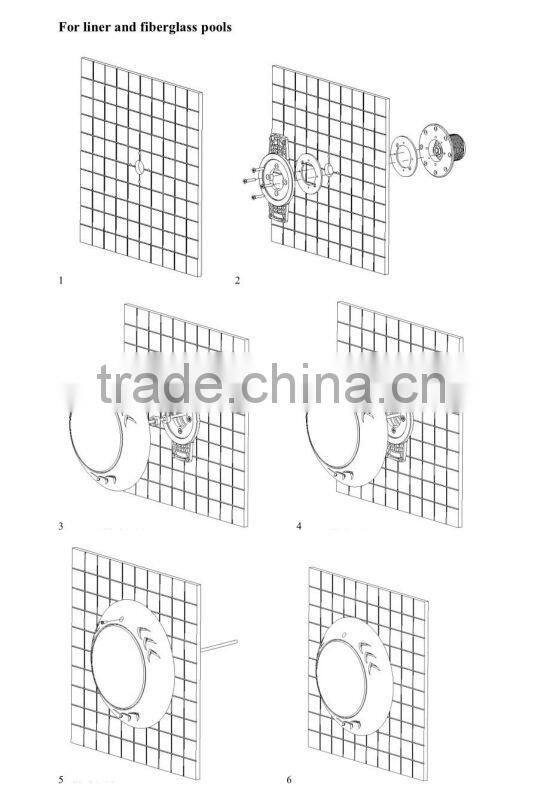 Fashion design LED Pool Light IP68 3 years warranty