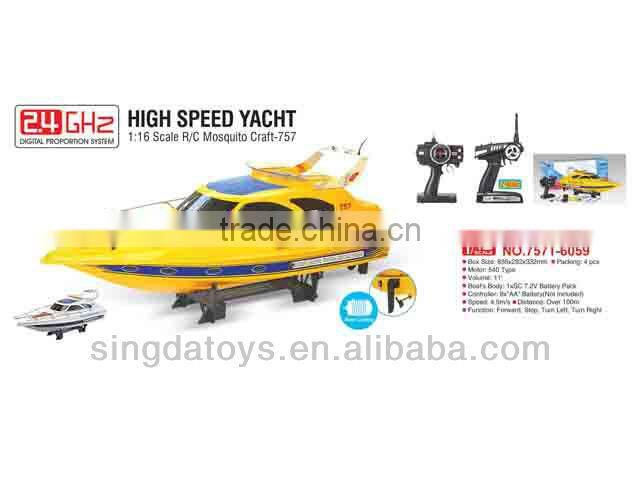757-6019 NEW 1:25 Electric High Speed Racing RC Boat