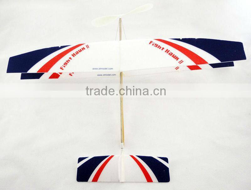 Fly Bird - Fight Hawk 20 Rubber Band Powered Plane