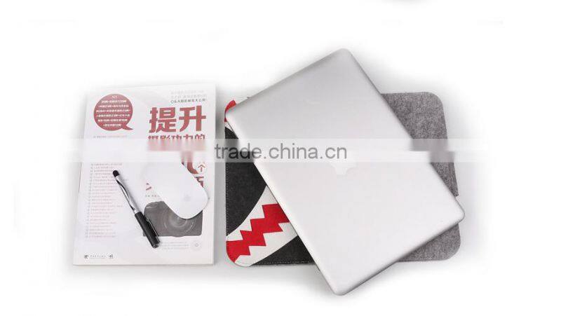 13 15 inch felt Ninja cartoon Fashion Shockproof dustproof laptop Flat computer sleeve bag