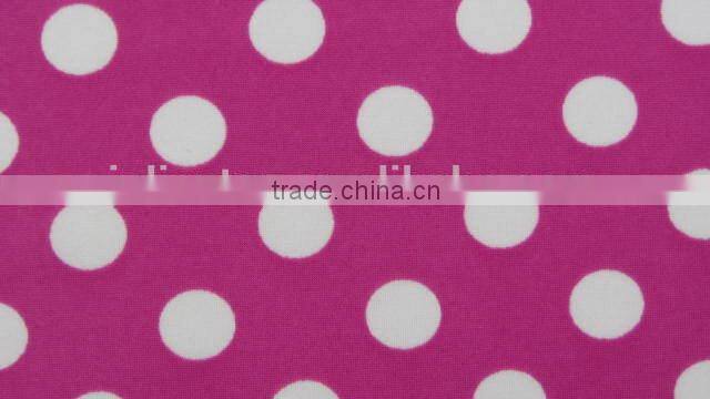 african lace fabrics denim white dot on rose red poly milk fiber fabric Spandex Fabric 4way strentch