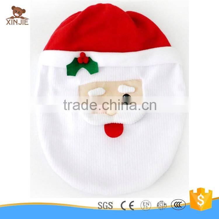 christmas holiday decorations toilet seat cover mat