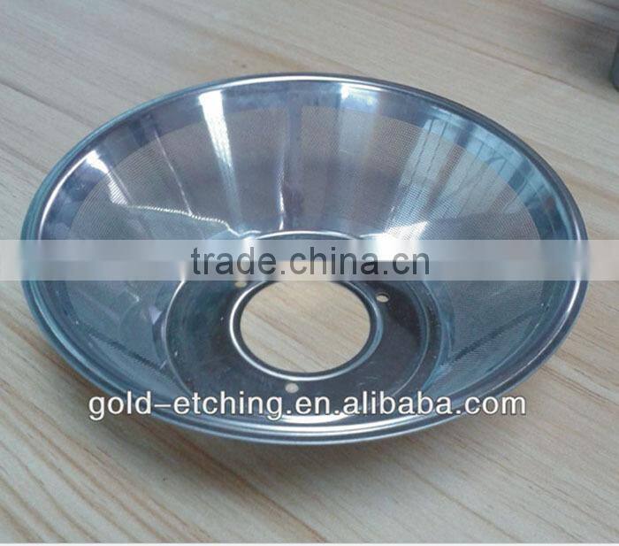 Top quality stainless steel strainer basket of juicer parts