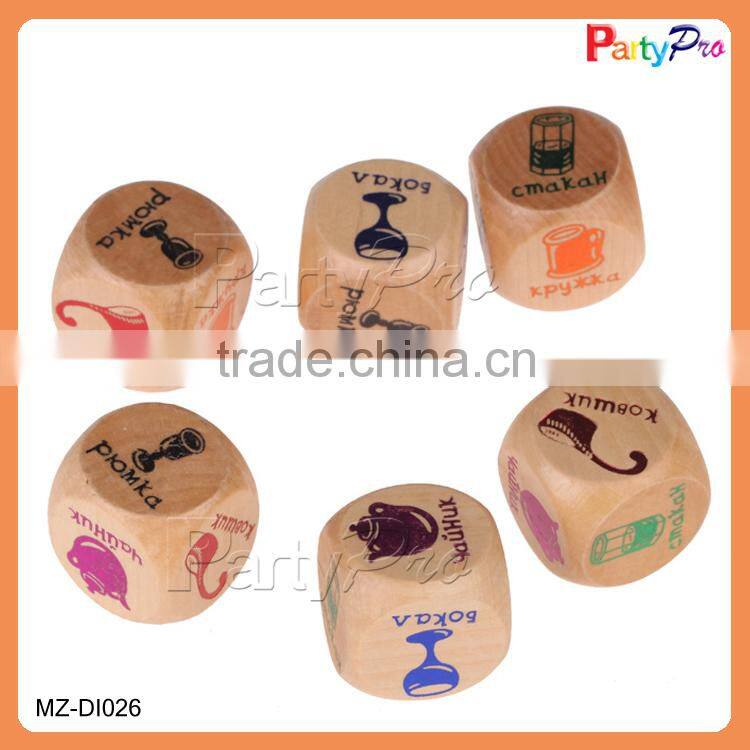 2015 New Design Promotion China Wholesale Dice Game Dice with Letters Custom Engrave Dice
