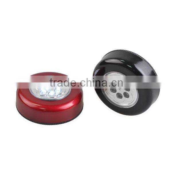 Sticker 6 LED Colorful ABS LED Touch Lamp