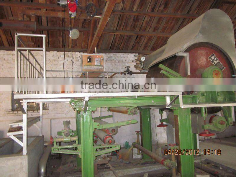 787mm small capacity toilet paper machine, 1T/D, raw material: waste paper,virgin pulp