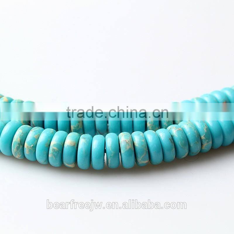 Fashion Purple Greed Blue Emperor stone Rondelle Beads, Imperial Jasper gem stone gemstone roundel abacus beads