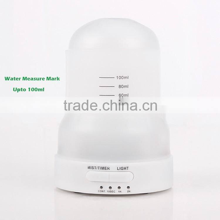 Wood grain car electric ultrasonic nebulization portable air purifying aroma diffuser