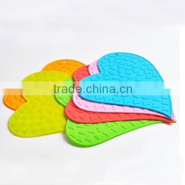 Heat resistant Beautiful cute fashionable silicone mat cup mat &hot pot mat